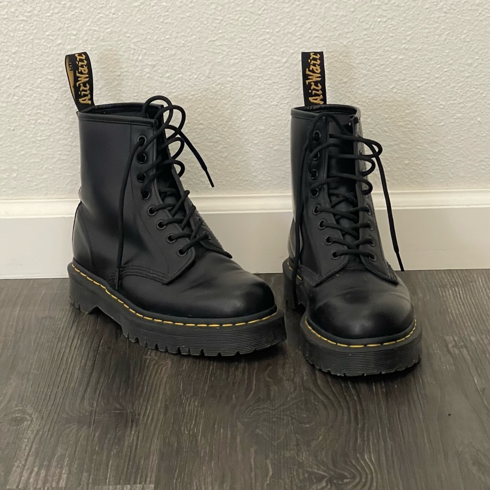 Dr. Martens Black Combat Boots